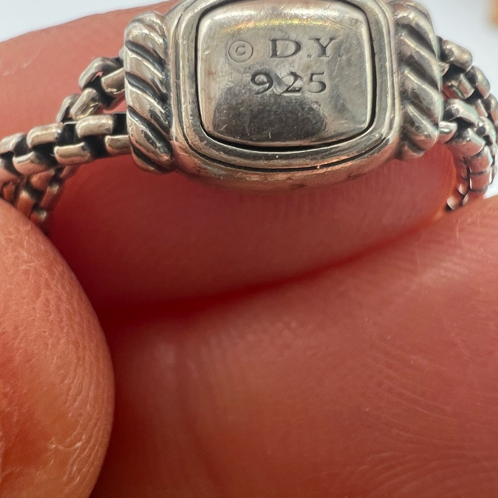 🔴Authentic DAVID YURMAN PETITE PAVÉ DIAMONDS CROSS CHAIN BRACELET🔴 - Picture 6 of 11